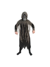 TUNIKA MIT MASKE TOTENKOPF 3 TEILE 164CM