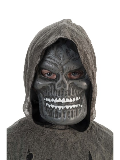 SKULL COSTUME WITH MASK 3 PIECES 164CM