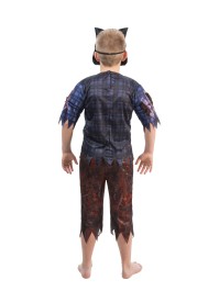 WEREWOLF COSTUME WITH MASK 3 PIECES 128CM