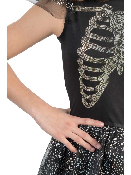 KLEID SCHILLERND DIAMOND SKELETON 140CM