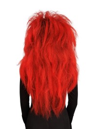 PERÜCKE AUS HEXE HAAR ROT 65CM