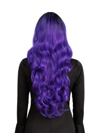 PERRUQUE DE SORCIERE GLAMOUR CHEVEUX VIOLET OMBRE 65CM