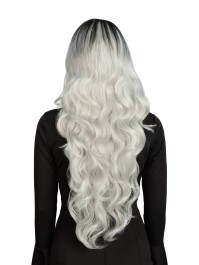 OMBRE GREY HAIR GLAMOUR WITCH WIG 65CM