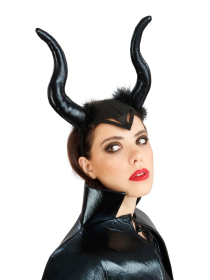 MALEFIC QUEEN SET - 2 PCS CAPE AND HEADBAND ONE SIZE - CAPE 140CM HEADBAND: 30CM X 4CM X 29CM