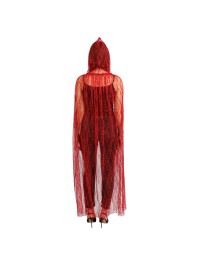 UMHANG KAPUZE SPITZE ROT Einheitsgröße - 175CM