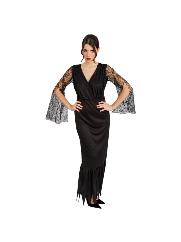 HEXE NOCTURNA KLEID SPITZE SCHWARZ S