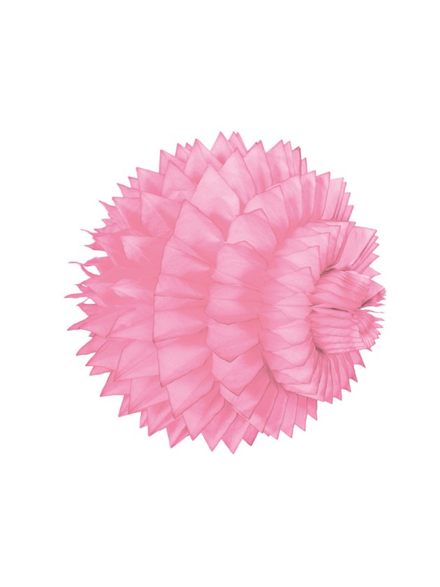 SET 2 KUGELN WABENFÖRMIG ROSA PASTELL 15CM