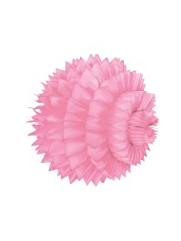 SET 2 KUGELN WABENFÖRMIG ROSA PASTELL 15CM