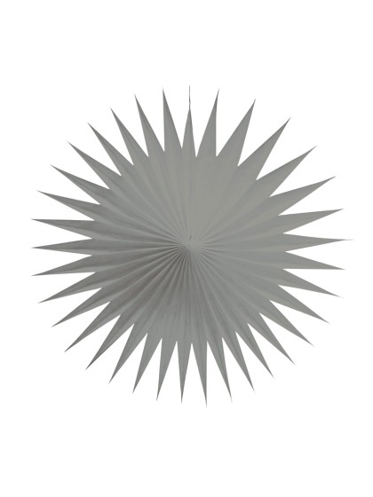 SET DE 3 EVENTAILS GRIS 17CM