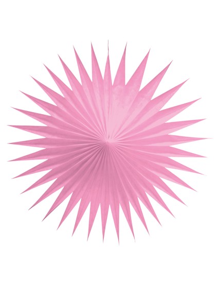 SET 3 FANS PASTEL PINK 17CM