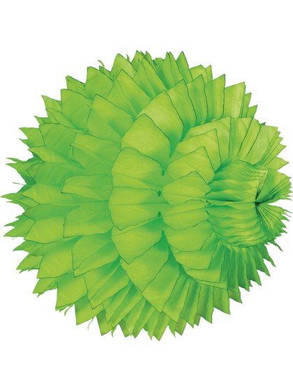 KUGEL GEWAFFELT GRÜN ANIS 25CM