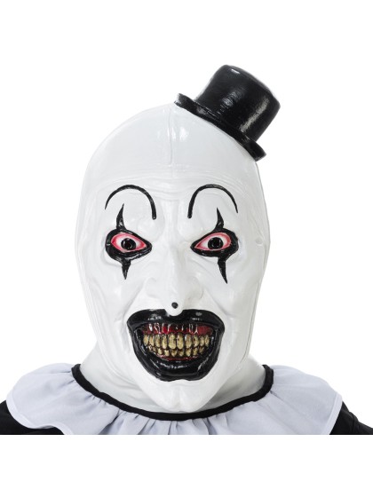 MASQUE LATEX DELUXE ART LE CLOWN - TERRIFIER® 22CM X 30CM X 32CM
